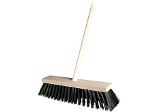 Spokar Straßenbesen mit Stiel 140 cm, Breite 40 cm, synthetische Fasern