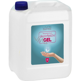 LAVON dezinfekční gel bezoplachový, 5 l LAVON dezinfekční gel bezoplachový, 5 l