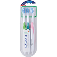 Sensodyne Expert Soft Zahnbürsten für empfindliche Zähne, Tripack