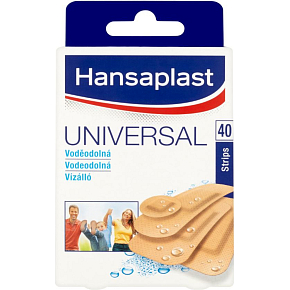 Hansaplast Universal wasserdichte Pflaster, 40 Stück
