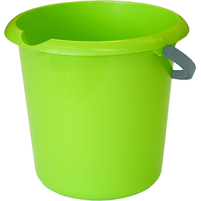 Spokar Eimer aus Plastik mit Ausguss, Volumen 10 l, verschiedene Farben, 1 Stück