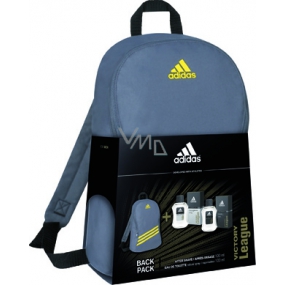 Adidas Victory League Eau de Toilette für Männer 100 ml + Aftershave 100 ml + Rucksack, Geschenkset
