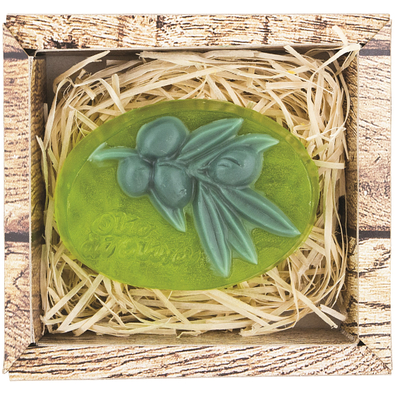Böhmen Geschenke Oliva handgemachte Toilettenseife in einer Schachtel mit 90 g
