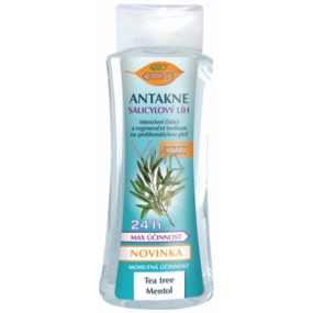 Bione Cosmetics Antakne Salicylalkohol mit Teebaum und Menthol 260 ml Bione Cosmetics Antakne Salicylalkohol mit Teebaum und Menthol 260 ml