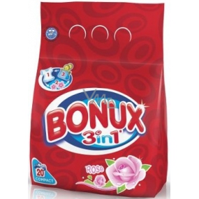 Bonux Rose 3 in 1 Waschpulver 20 Dosen 1,4 kg