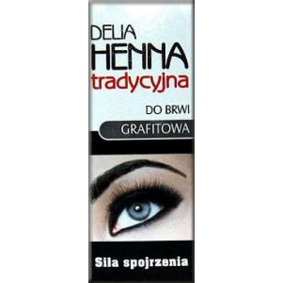 Delia Cosmetics Henna Farbe für Augenbrauen Graphit 2 g