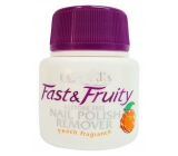 Easy Nails Fast & Fruity Nagellackentferner mit Schwamm Peach 50 ml