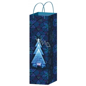 Engel Geschenk Papiertüte für eine Flasche36 x 12 x 9 cm blauer Schössling F.