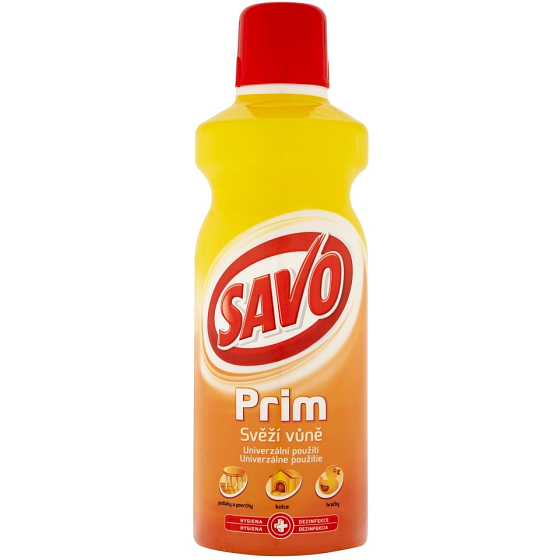 Savo Prim Fresh Duft Flüssigwasch- und Desinfektionsmittel 1 l