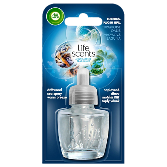 Air Wick Life Scents Türkis Lagune elektrischer Lufterfrischer Nachfüllen 19 ml