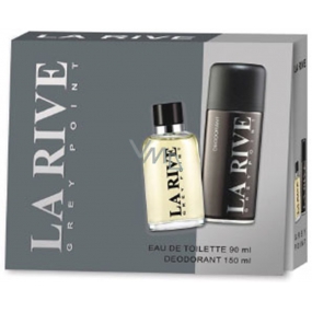 La Rive Gray Point Eau de Toilette für Männer 90 ml + Deodorant Spray 150 ml, Geschenkset