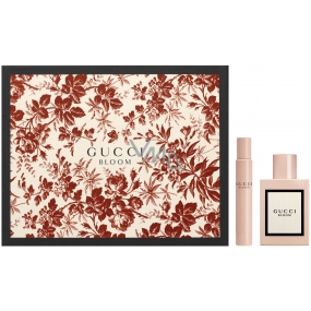 Gucci Bloom parfümiertes Wasser für Frauen 50 ml + parfümiertes Wasser 7,4 ml, Geschenkset