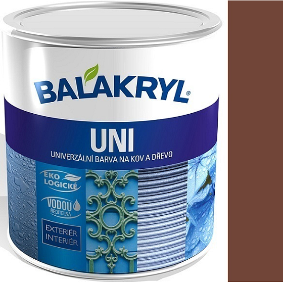 Balakryl Uni Mat 0230 Mittelbraune Universalfarbe für Metall und Holz 700 g