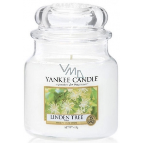 Yankee Candle Linden Tree - Linden-Duftkerze Klassisches mittleres Glas 411 g