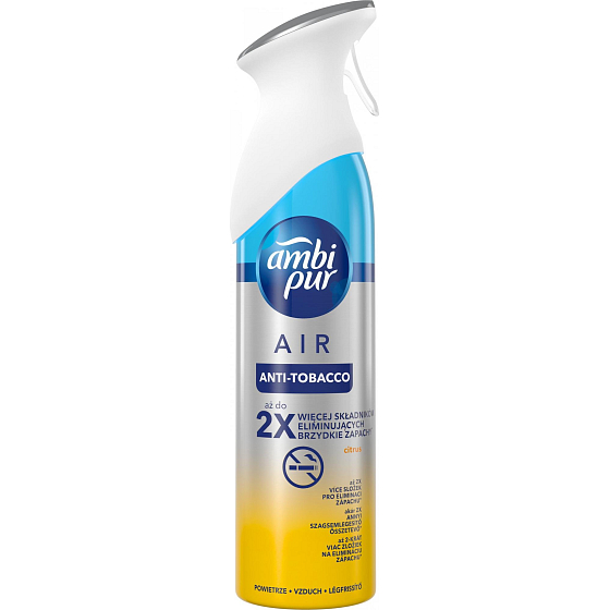Ambi Pur Air Anti Tabak Citrus 2 x länger anhaltender Duft Lufterfrischer Spray 300 ml