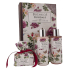 Bohemia Gifts Botanica Hagebutte und Rose Duschgel 200 ml + Haarshampoo 200 ml + handgemachte Toilettenseife 100 g, Buchkosmetik-Set