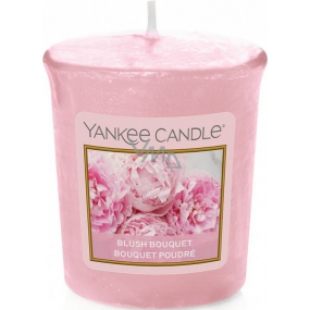 Yankee Candle Blush Bouquet - Rosa Bouquet aus duftender Votivkerze 49 g