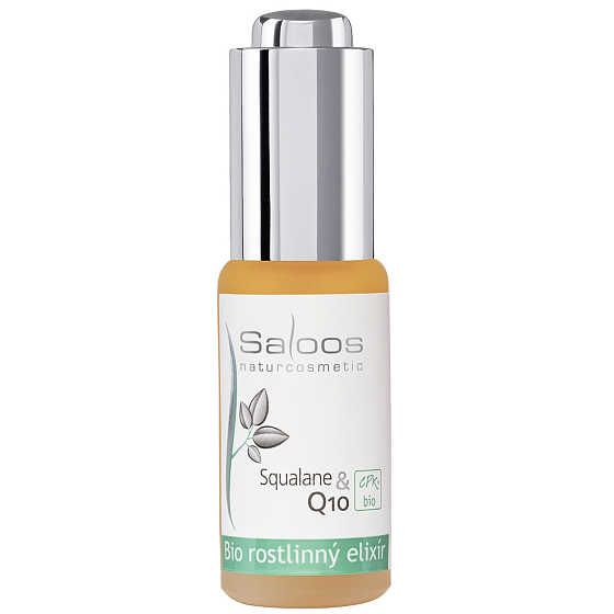 Saloos Bio Squalan & Q10 Gesichts-Pflanzenelixier für die Tiefenpflege reifer Haut 20 ml