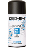 Denim Performance Extra Sensitiver Rasierschaum für Männer, für empfindliche Haut 300 ml