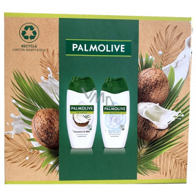 Palmolive Naturals Coconut & Milk Duschcreme 250 ml + Sensitive Skin Milchprotein Duschcreme 250 ml, Kosmetikset