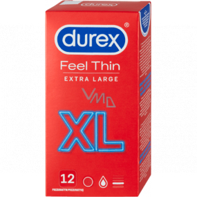 Durex Feel Thin Extra Large Kondom XL 12 Stück