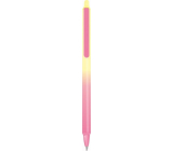 Colorino Gummierter Stift Pastell gelb-rosa, blaue Mine 0,5 mm