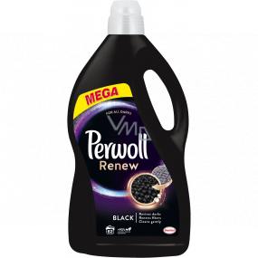 Perwoll Renew Black Waschgel stellt intensive schwarze Farbe wieder her, erneuert die Fasern 62 Dosen 3,72 l