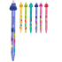 Colorino Jelly Heads Stift blau, blaue Mine 0,5 mm