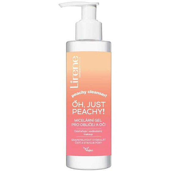 Lirene Oh, einfach Peachy! mizellares Gesichtsgel mit Pfirsichöl 145 ml