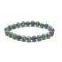 Azurit Armband elastisch Naturstein, Kugel 8 mm / 16 - 17 cm