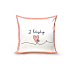 Nekupto Geschenk-Kissen mit Widmung Aus Liebe 30 x 30 cm