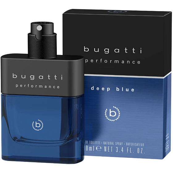 Bugatti Performance Deep Blue Eau de Toilette für Männer 100 ml