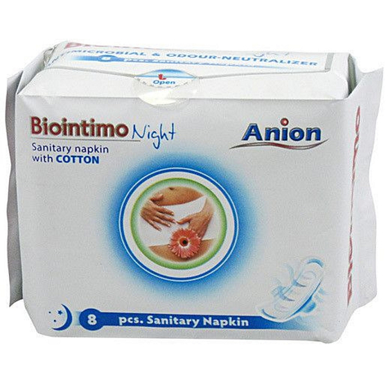 Biointimo Night Anion Nachtbinden 8 Stück