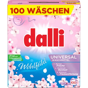 Dalli Waschpulver Universal 100 Waschladungen, 6 kg