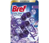 Bref WC Purple Aktiv Lavendel, WC Block in Kugeln, Duft von Lavendel, 3 x 50 g
