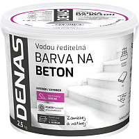 DENAS NA BETON Dachfarbe für Beton, 0905 grau rutschfest, 2,5 kg