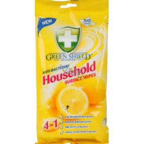 Green Shield 4in1 Reinigung antibakterielle Nassreinigungstücher 50 Stück