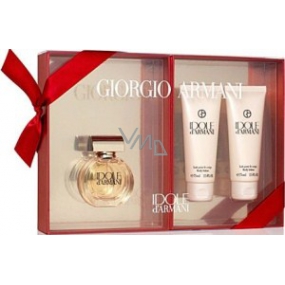 Giorgio Armani Idole d Armani parfümiertes Wasser für Frauen 30 ml + Duschgel 75 ml + Körperlotion 75 ml, Geschenkset