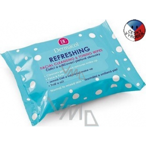 Dermacol Refreshing Facial Cleansing Reinigung und Make-up-Entferner 25 Tücher
