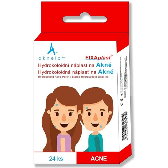 Aknelot Fixaplast Hydrokolloid Patch für Akne 24 Stück