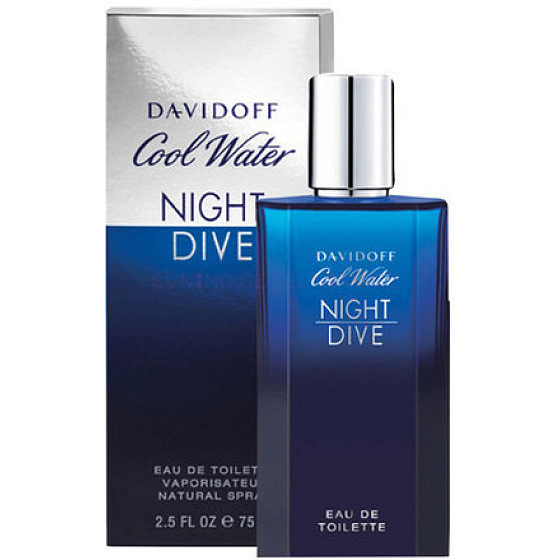 Davidoff Cool Water Nachttauchen Eau de Toilette für Männer 75 ml