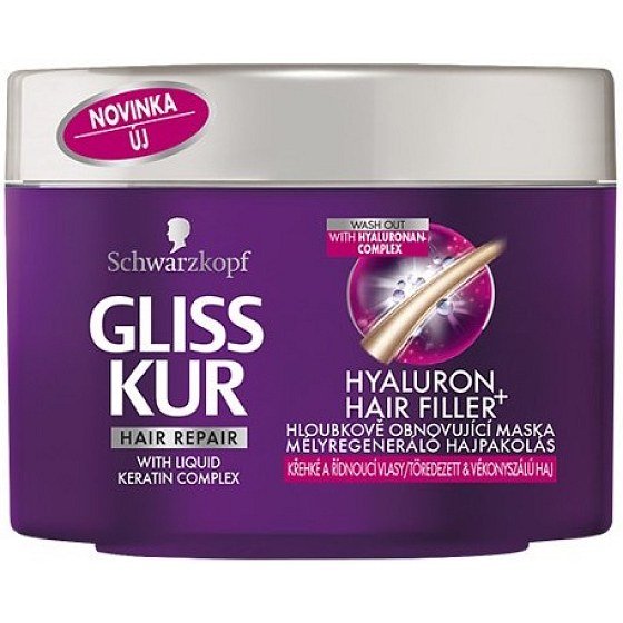 Gliss Kur Hyaluron + Haarfüller Regenerierende Haarmaske 200 ml