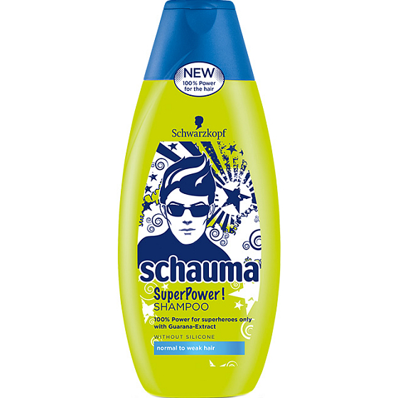 Schauma SuperPower! Haarshampoo für Männer 250 ml