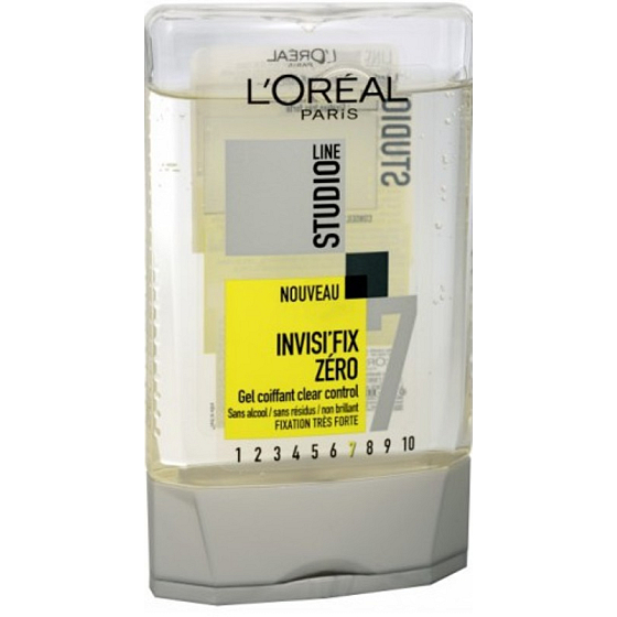 Loreal Paris Studio Line Invisi Fix Null unsichtbares Fixierungsgel für einfaches Modellieren von Haaren 300 ml