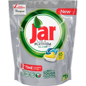 Jar Platinum All in One Lemon Geschirrspüler Kapseln 45 Stück
