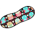 Albi Original Schlafmaske Owls türkis 24 x 8,5 cm