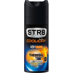 Str8 Cool + Dry Thermal Protect 48h Antitranspirant Deodorant Spray für Männer 150 ml