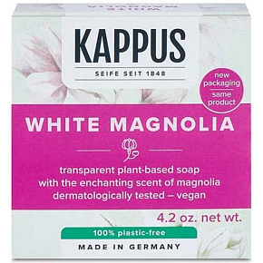 Kappus White Magnolia - Weiße Magnolie luxuriöse Bade-Seife 125 g