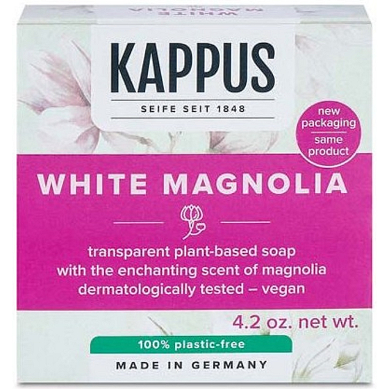 Kappus White Magnolia - Weiße Magnolie luxuriöse Bade-Seife 125 g