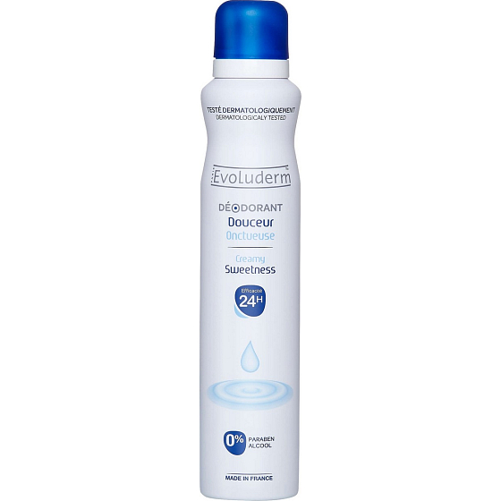 Evoluderm Sweetness Deodorant Spray für Frauen 200 ml